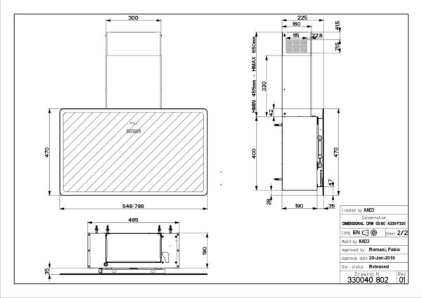 Kodumasinad | Õhupuhastaja Faber V-AIR FLAT | Tehnomaan