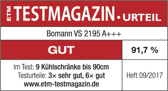 Kodumasinad | Jahekülmik Bomann VS2195W, valge | Tehnomaan