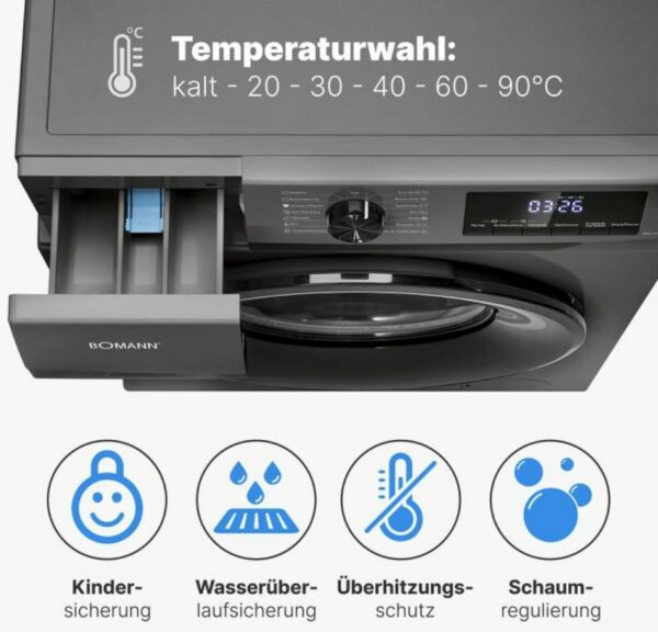 Kodumasinad | Pesumasin Bomann WA7185T | Tehnomaan