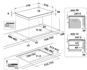 Kodumasinad | Induktsioonplaat Whirlpool Kitchen Only WFS1577CPNE | Tehnomaan