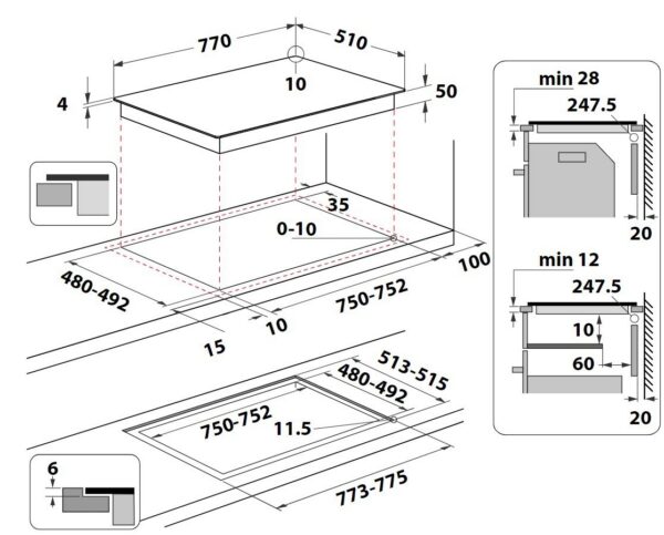 Kodumasinad | Induktsioonplaat Whirlpool Kitchen Only WFS1577CPNE | Tehnomaan