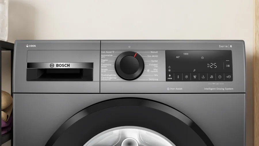 Kodumasinad | Eestlaetav pesumasin 9 kg 1400 p/min Bosch WGG244RFSN, malmhall | Tehnomaan