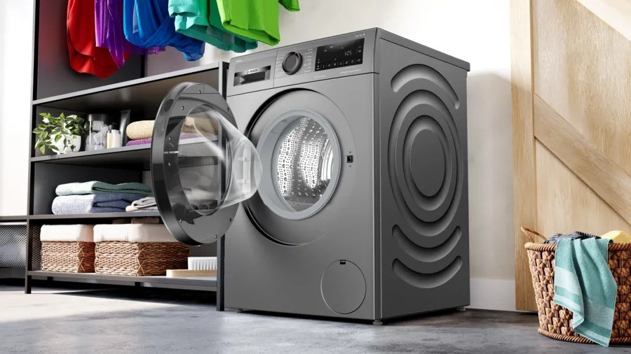 Kodumasinad | Eestlaetav pesumasin 9 kg 1400 p/min Bosch WGG244RFSN, malmhall | Tehnomaan