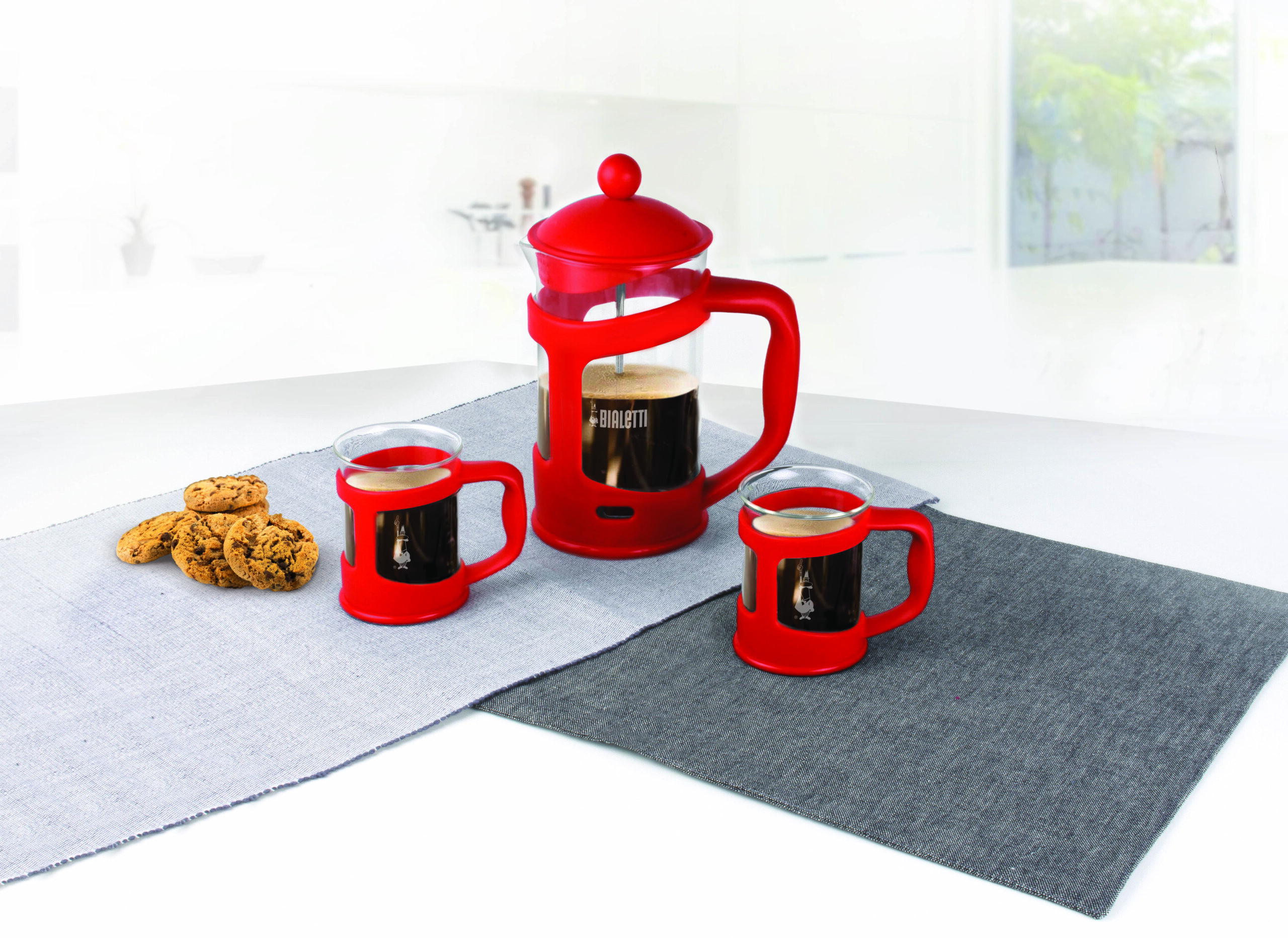 Kodumasinad | Presskannu komplekt 2 kruusiga Bialetti 0004651, punane | Tehnomaan