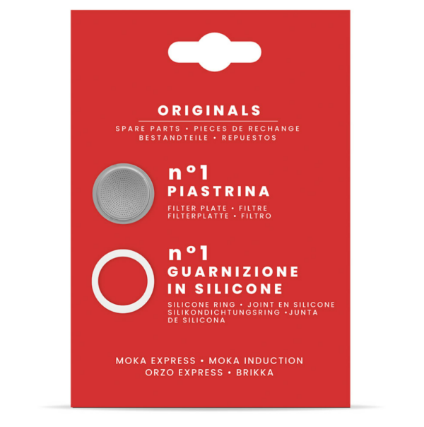 Kodumasinad | 1 silikoontihend + filter Bialetti Moka 3/4 tassi 0800039 | Tehnomaan