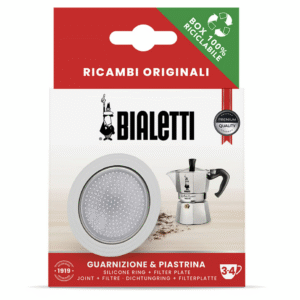 1 silikoontihend + filter Bialetti Moka 3/4 tassi 0800039 - Image 1