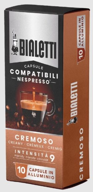 Kodumasinad | Kohvikapslid Bialetti CREMO, 10 tk, sobib Nespressole | Tehnomaan