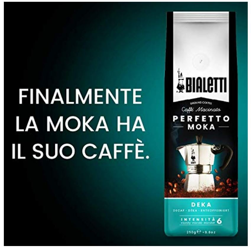 Kodumasinad | Jahvatatud kohv Bialetti PERFETTO MOKA DECAF 250g 096080357 | Tehnomaan