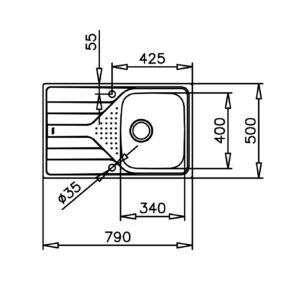 Kodumasinad | Valamu Teka Universe 45 T-XP 1B 1D poleeritud | Tehnomaan