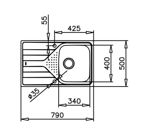 Kodumasinad | Valamu Teka Universe 45 T-XP 1B 1D poleeritud | Tehnomaan
