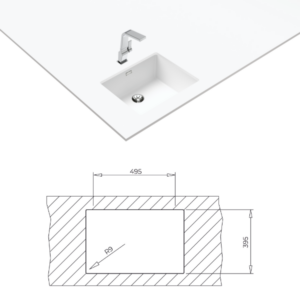 Kodumasinad | Valamu Teka Radea R10 50.40 M-TG valge | Tehnomaan