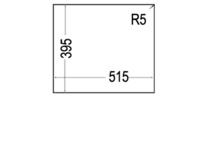 Kodumasinad | Valamu Teka Square 2B 560TG must | Tehnomaan
