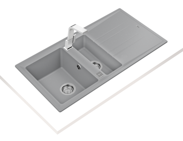 Kodumasinad | Valamu Teka Stone 60B TG alumiinium | Tehnomaan