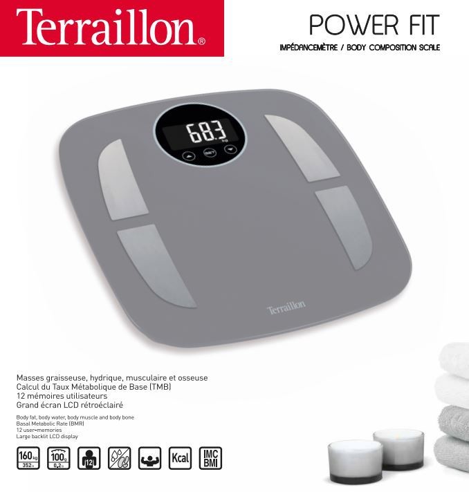Kodumasinad | Kaal Terraillon Power Fit | Tehnomaan