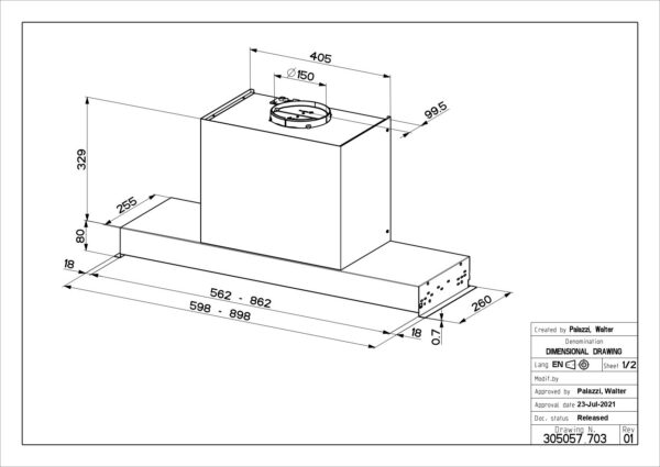 Kodumasinad | Õhupuhastaja Faber Ultra Slim KL A60 | Tehnomaan