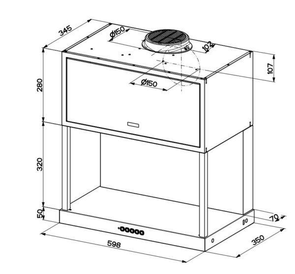 Kodumasinad | Õhupuhastaja Faber Modular F60 BK MATT | Tehnomaan