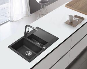 Kodumasinad | Valamu Teka Clivo 60 B-TQ must graniit | Tehnomaan