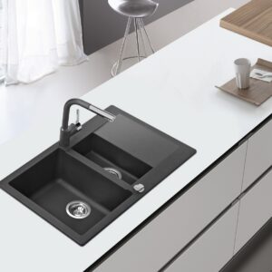 Kodumasinad | Valamu Teka Clivo 60 B-TQ must graniit | Tehnomaan