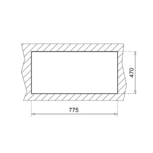 Kodumasinad | Valamu Teka Clivo 60 B-TQ must graniit | Tehnomaan