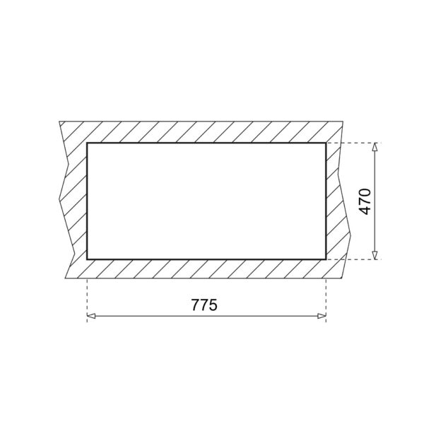 Kodumasinad | Valamu Teka Clivo 60 B-TQ must graniit | Tehnomaan