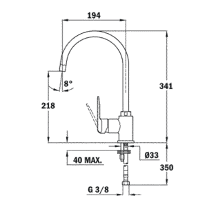Kodumasinad | Segisti Teka SP995 süsimust | Tehnomaan