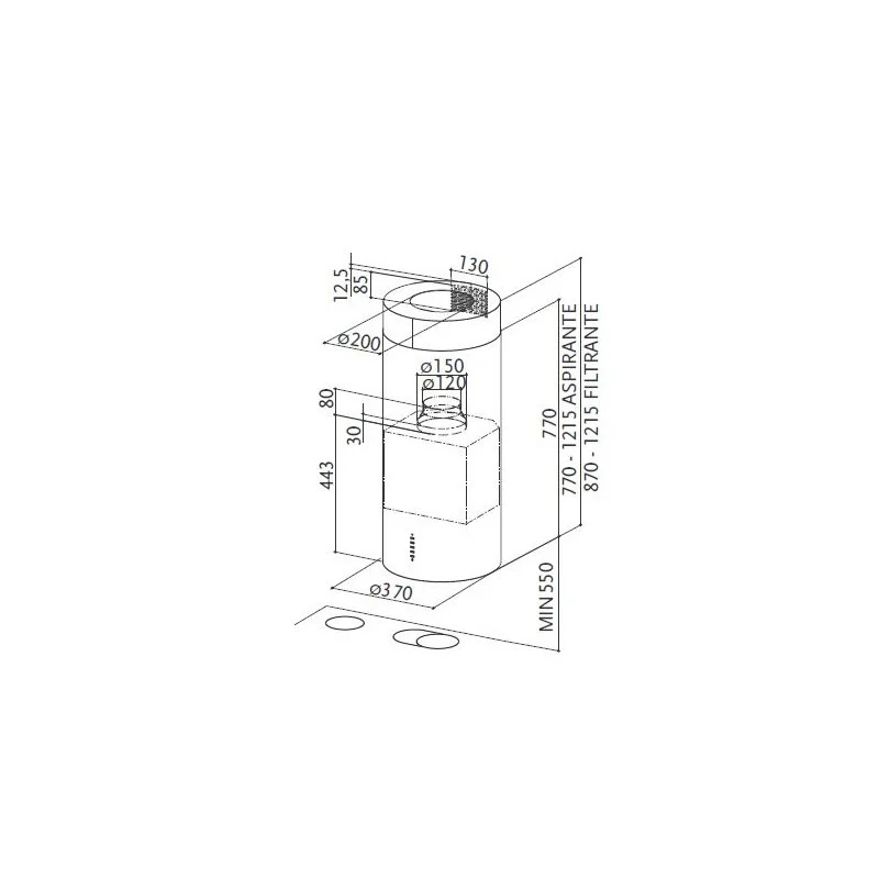 Faber CYLINDRA ISOLA EG8 X A37 – pilt 2