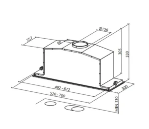 Faber INCA LUX EV8 X/WH A52 - Image 3