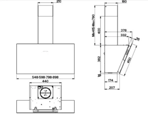 TWEET EV8 LED BK A55 Faber - Image 3