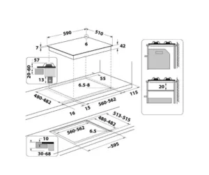 Gaasiplaat Whirlpool AKT625NB1 - Image 5