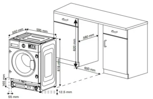 Integreeritav pesumasin Beko B3WBT691415W - Image 7