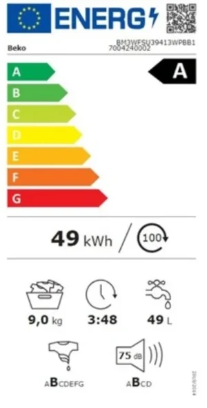 Pesumasin Beko BM3WFSU39413WPBB1 - Image 7