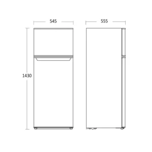 Külmik Scandomestic CBF206WE - Image 3