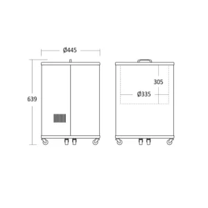 Tünn-külmik Scandomestic CC30BC - Image 3
