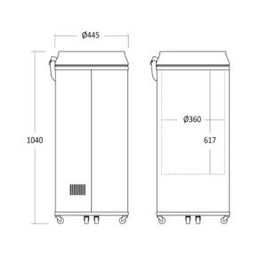 Tünn-külmik Scandomestic CC66BBCAN - Image 5