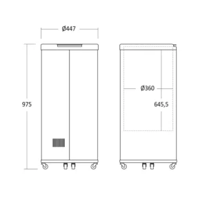 Tünn-külmik Scandomestic CC66BCLL - Image 3