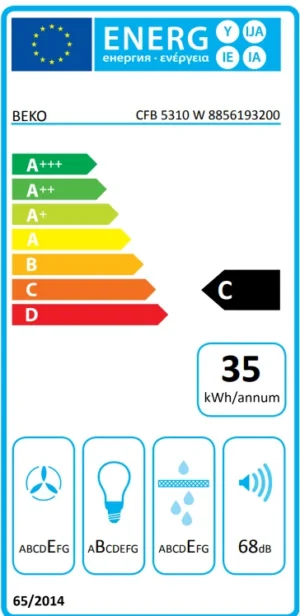 Õhupuhastaja Beko CFB5310W - Image 3