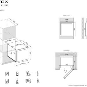Integreeritav veinikülmik Dunavox DAVS25.63DSS - Image 6
