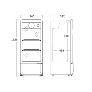 Vitriinkülmik Scandomestic DC200BD - Image 4