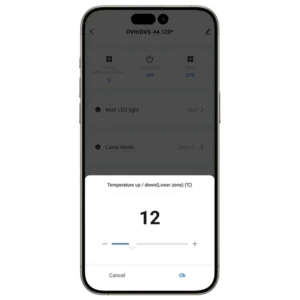 Kaetava uksega integreeritav veinikülmik Dunavox DVN-32.85DOP.TO Noble - Image 8
