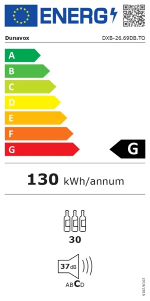 Integreeritav veinikülmik Dunavox DXB-26.69DB.TO Balance - Image 8