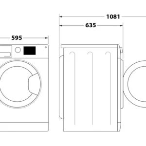 Eestlaetav pesumasin Whirlpool FFD10489BCVEE - Image 5