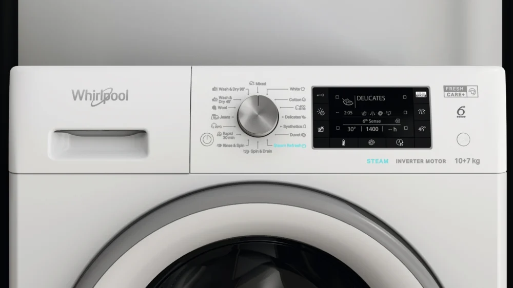 Kuivatiga pesumasin Whirlpool FFWDD1176258BCVEE – pilt 3