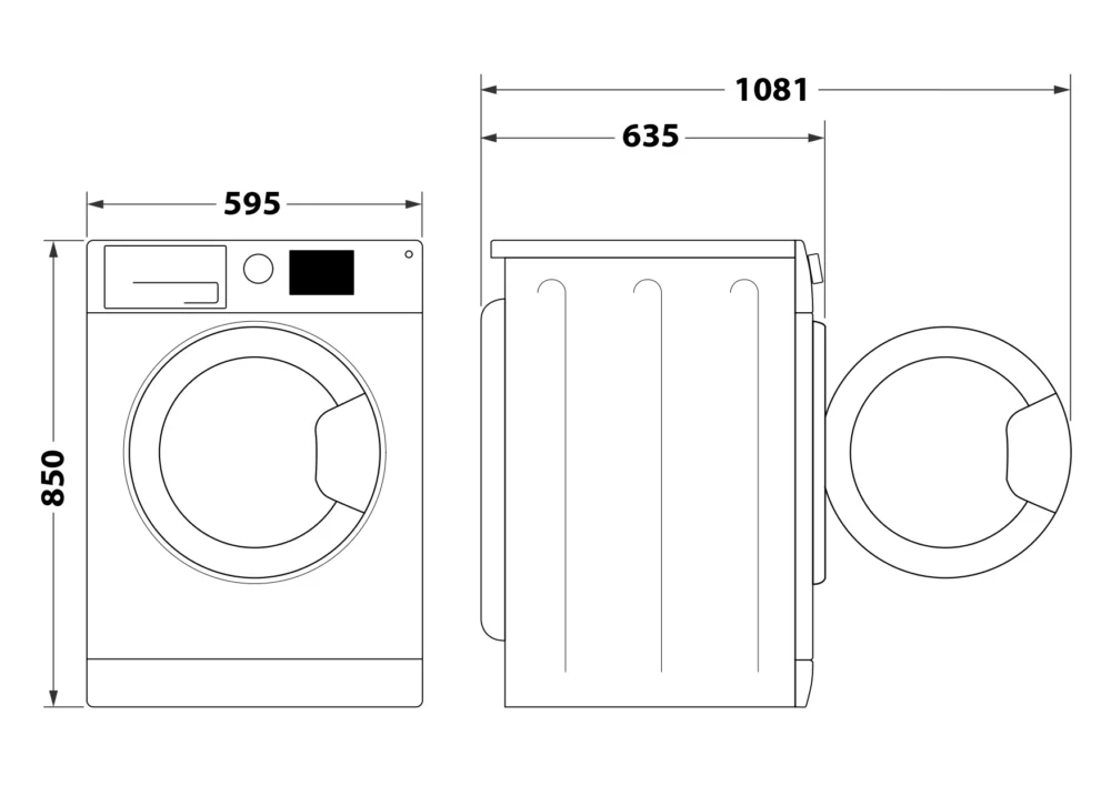 Kuivatiga pesumasin Whirlpool FFWDD1176258BCVEE – pilt 7
