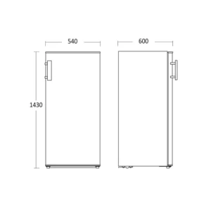 Sügavkülmik Scandomestic FRF161NFWE - Image 3