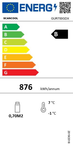 Vitriinkülmik Scandomestic GUR700GDX - Image 4