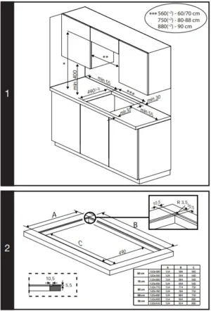 Induktsioonplaat Beko HII64730UFT - Image 7