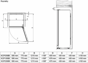 Vitriinkülmik Kluge KCP0358B - Image 3
