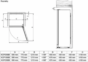 Vitriinkülmik Kluge KCP2358B - Image 3