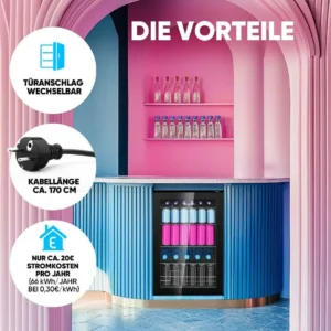 Klaasuksega külmik Bomann KSG7290 - Image 5