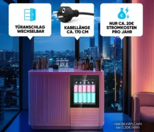 Klaasuksega külmik Bomann KSG7291 - Image 5